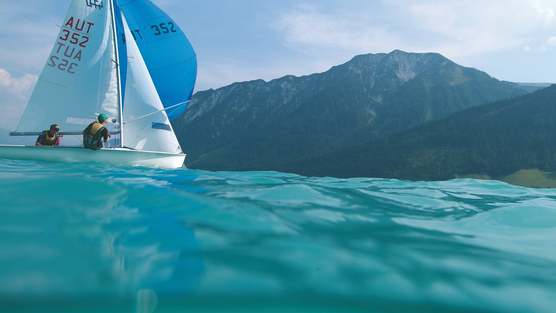 Segeln am Achensee in Tirol